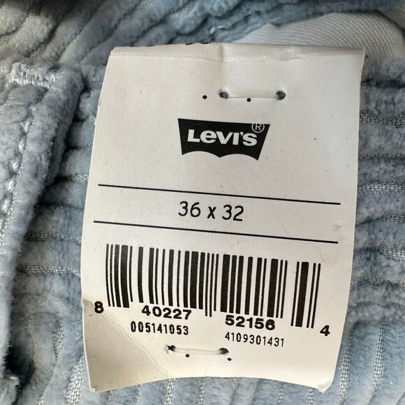 Levi's 514 Straight Fit Pants Mens Size 36 x 32 Blue Corduroy Regular Fit Cotton - Picture 3 of 13